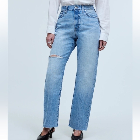 Madewell The Curvy '90s Straight Jean revoir wash - Picture 2 of 6